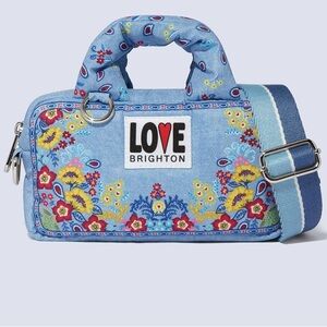 Brighton Love Bandana Cross Body Organizer  Bag NWT